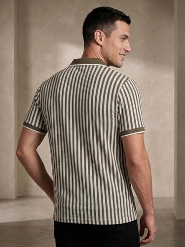 Image of Men Polo Cotton Rich Regular Fit Half Sleeves T-Shirt