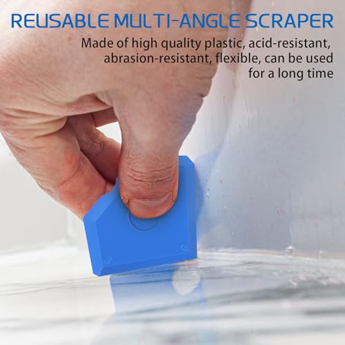 5 Stück Fugenglätter Silikon，Silikon Abzieher Fugen，Fugen Glätter Werkzeug，Fugenabzieher Set zum Verkleben von Fliesenfugen