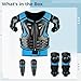 Vestamore Breathable Safety Gear Set for Kids, Including Knee Pads, Elbow Pads, and Chest Protector