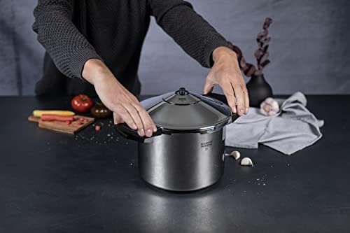 Kuhn Rikon Duromatic Inox Stainless Steel Pressure Cooker with Side Grips, 6 Litre / 22 cm