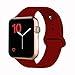 VATI Sport Band Compatible for Apple Watch Band 38mm 40mm, Soft Silicone Sport Strap Replacement Bands Compatible with 2019 Apple Watch Series 5, iWatch 4/3/2/1, 38MM 40MM S/M (Wine Red)