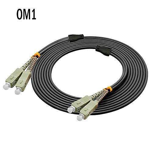 Fibra óptica armada SC-SC dúplex exterior de 20m resistente a tracción y clima 2