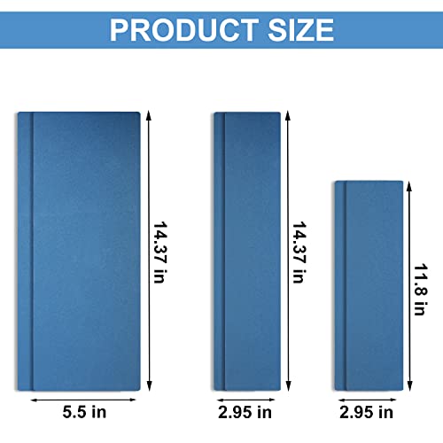 6pcs Cat Nail File Scratching Strips, 3 Sizes Blue 120 Grit Claw Sandpaper for Cats Scratch Pad With Reliable Rounded Corners - Image 2