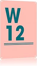 Custom Postcode Wall Decor Retro Metal Sign Poster for Garage Man Cave Bathroom Bedroom Farm Inspirational Popular Wall Art 8x12 Inch Signs Posters