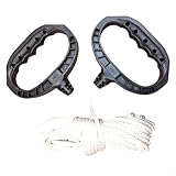 Corde renforcée : les fibres serrées offrent une forte résistance à l'abrasion et à la charge répétée, minimisant l'effilochage et offrant une performance de traction stable dans des conditions humides ou froides.