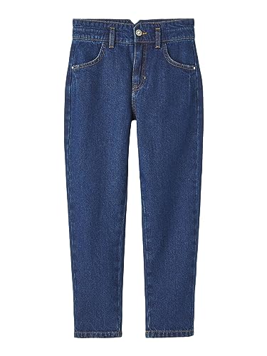 Pantalon en jean fille NAME IT Nkfbella coupe haute tendance denim Noos
