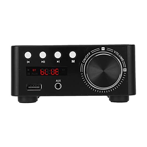 Amplificador estéreo, amplificador de áudio Bluetooth 5.0 para AMP para engenheiros(black)