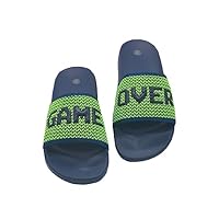 GladRags Boys or Girls Gamer Slider Infant/Junior, Game Over Flip Flops, Sandals, Size 1