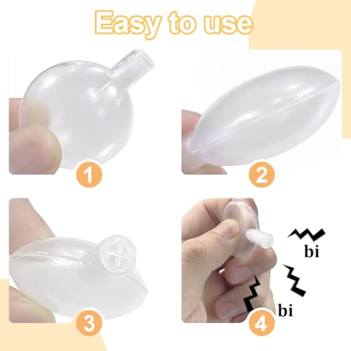 SGERUFZ 10 Stück Spielzeuglärm Quietscher Spielzeug Reparatur-Ersatz-Airbag für Spielzeug, Haustiere, Hundespielzeug (35 mm)