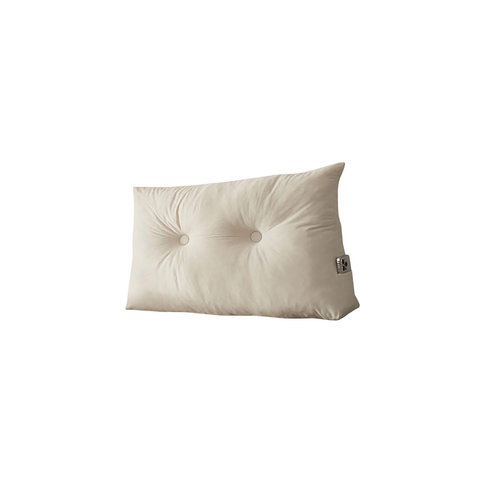 Kangnice Reversible Bed Backrest Pillow Gentle Fabric Rehabilitative Supporting Necessity Lounging Oversized Reading Pillow