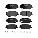 PM Auto Set of 8 Front-Rear Ceramic Brake Pads...