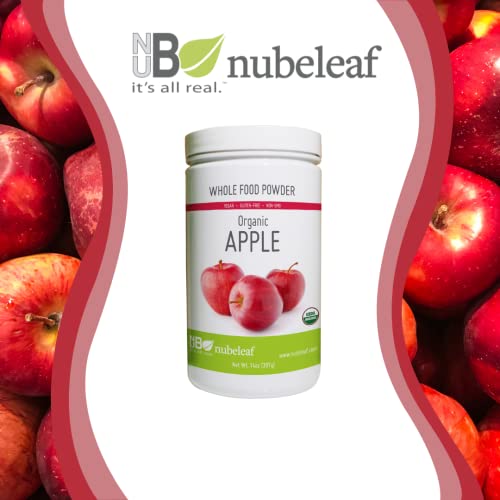 Nubeleaf Apple Powder - Non-Gmo, Gluten-Free, Raw, Organic, Vegan Source Of Essential Vitamins & Minerals - Single-Ingredient Nutrient Rich Superfood For Cooking, Baking, Smoothies (14Oz) #TOP1