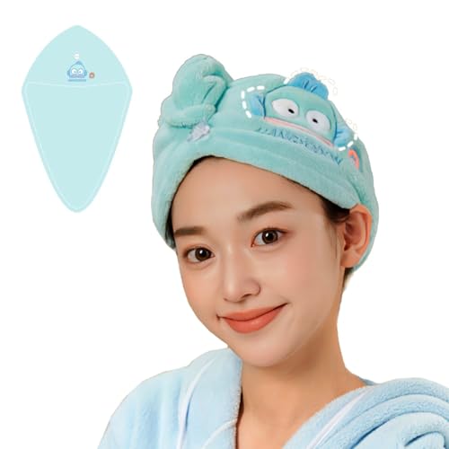 Roffatide Anime Cartoon Towels Set, Hangyodon Fish Bath Towel Hair Towels, Highly Absorbent Towels for Bathroom Gym Hotel Spa Lighter Weight Quicker Dry Super Absorbent Green 65 * 25cm