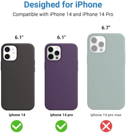 Battery Case for iPhone 14/14Pro, Real 7000mAh Ultra-Slim Battery Charging Case Rechargeable Anti-Fall Protection Extended Charger Cover for iPhone 14 Pro and iPhone 14 (6.1 inch) (Black)