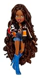 Bratz Goin' Out! Doll - Sasha - Kolekcjonerska Modna Lalka z Akcesoriami, Zawiera Strój, Torebkę, Okulary Przeciwsłoneczne i Szczotkę - Zabawka dla Dzieci - Odpowiednia dla Dzieci w Wieku od 6 Lat