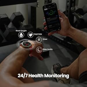 Amazfit Balance 2 Smart Watch 47mm 1.5" AMOLED Sapphire Glass, Offline Maps, Dual Band GPS, 21 Days Battery, 170+ Sports Modes, Hyrox & Golf Mode, Fitness Tracker (Renewed) — photo 5 of 6