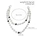 Inactwin Layered Pants Bead Chain for Men Bohemian Wallet Chain Jeans Keychain Chains Punk Fashion Jewelry (Black)