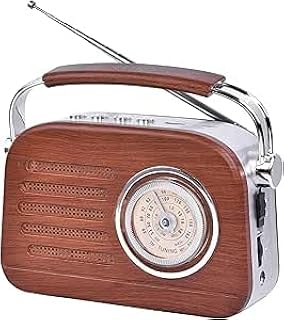 Generic RX-115 Classic Portable Radio with Stylish Design and Pure Sound for Continuous Listening with