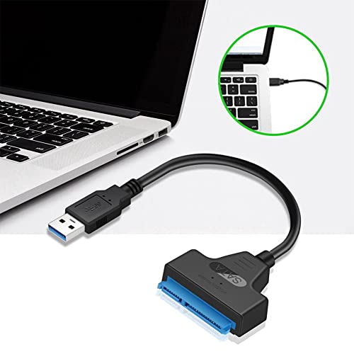 Mosie SATA to USB3.0 Hard Drive Adapter Cable SATA III Hard Drive External Converter Cable for 2.5 Inch SSD & HDD Data Transfer Support UASP - Image 4