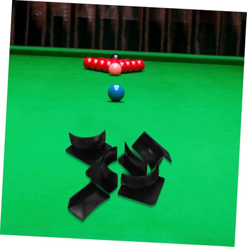 Yardwe 6pcs Children\'s Pool Table Accessories Plastic Billiard Storage Pockets for Mini Tables Billiard Holder Replacement Parts for Pool - Thumbnail 4