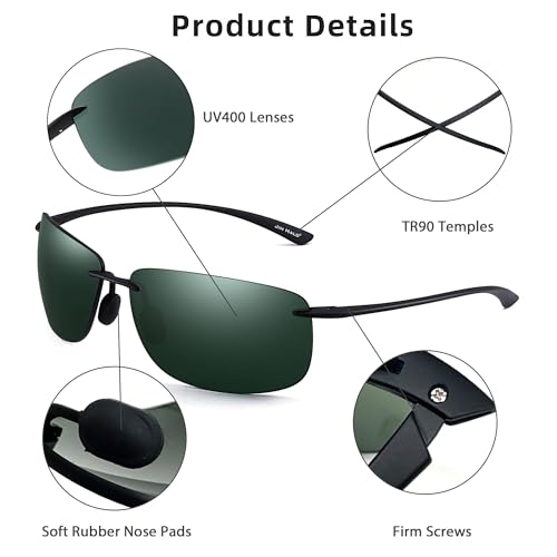 Image of JIM HALO Men's Sport Non Polarization Sunglasses