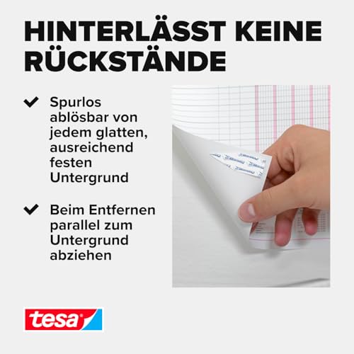 tesa Powerstrips POSTER - 3 x 20 doppelseitige Klebestreifen – Ansicht 6