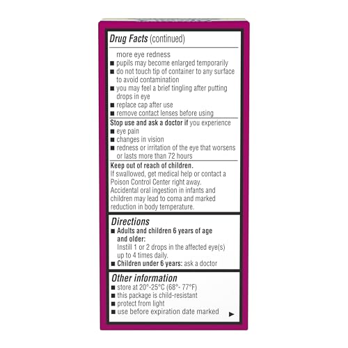 opcon-a allergy eye drops antihistamine and redness relief for itchy red eyes soothes irritation from pollen ragweed grass animal hair amp dander clinically proven formula 05 fl oz pack of 3