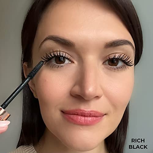 My Amazing Lashes Mascara - Volume And Length - Lengthening Mascara - Stays On All Day - Tubing Mascara For All Ages & Skin Types - Instantly Create The Look Of Lash Extensions (Rich Black) #TOP4