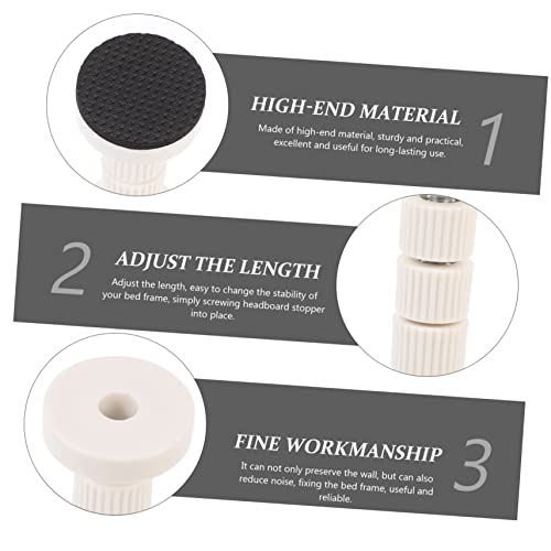BESPORTBLE 2 Peças De Âncora De Cabeceira Suporte De Estrutura De Cama Suporte De Sofá Protetor De A