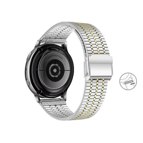 Aeurfoc 20MM �o���h For Amazfit Active/GTR Mini/GTS 4/GTS 4 Mini/Bip 3/Bip 3 Pro �Ή� �����o���h �X�e�����X�� �T�C�Y���߉\ �����H��t�� �����x���gFor Garmin For