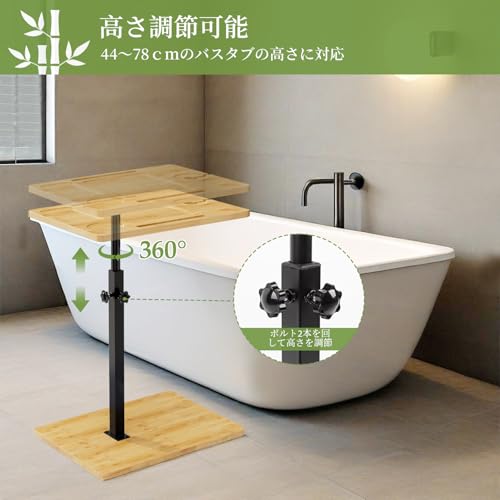 サイドテーブル 昇降式 木製 ワイングラスホルダー付き 高さ調節可能 360度回転 防水 side table 収納付き 省スペース ベッドサイドテーブル ソファ横 テーブル おしゃれ [5]