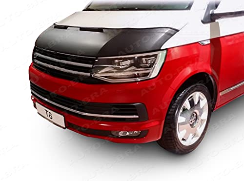 Hood Bra Front End Nose Mask Compatible with Volkswagen VW T6 Since 2015 Multivan Transporter Caravelle Bonnet Bra STONEGUARD Protector Tuning