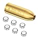 HONYAO Bore Sight Red Laser Boresighter .222/ .223/ .243/ .270/ .300/ 12GA/ 9mm/ 7.62X39mm/ 7.62X54mm with Batteries