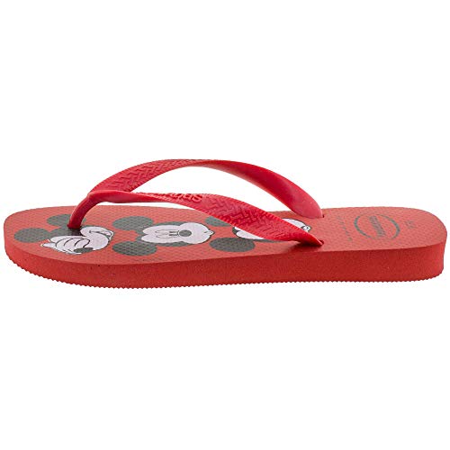 Chinelo Top Disney, Havaianas, Adulto Unissex, Vermelho Rubi, 35/36
