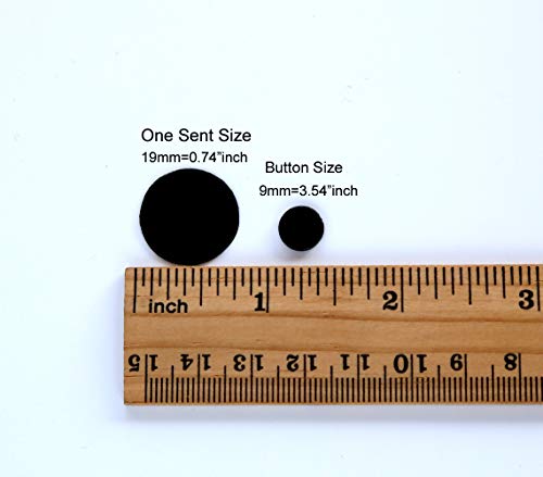 Ganssia 11/32 Inch (9Mm) Very Small Buttons Tiny Size Sewing Flatback Resin Buttons 10 Colors Multi-Colored Pack Of 750 With Box #TOP3