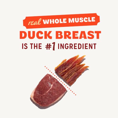 Image of Pur Luv Duck Jerky Treats | Made with 100% Duck Breast, Real Duck Treats for Dogs, High Protein Dog Treats, Natural Limited Ingredient Dog Snacks