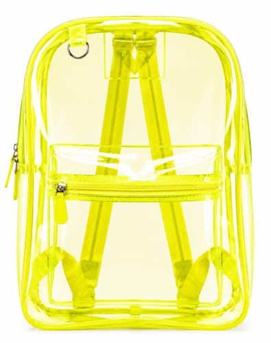 Image of Transparent PVC Backpack for Girls & Kids | Clear Waterproof School Bag | Stylish Jelly Backpack with Front Pocket | Lightweight Travel & Casual Bag