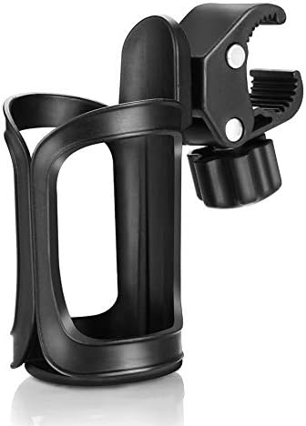 Accmor Bike 360 Degrees Rotation Universal Cup Holder for Stroller, Bicycle, Wheelchair, Walker, Scooter, for Uppababy, Nuna Stroller