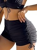 Matériau : 82 % nylon + 18 % élasthanne, taille haute, ceinture épaisse de soutien et couverture complète du dos.