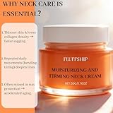 Collagen Firming Lifting Neck Cream, Neck & Décolleté Cream - Anti-Aging, Tightening & Hydrating Moisturizer for Saggy Skin, Reduces Wrinkles, Fine Lines & Double Chin, Vegan & Cruelty-Free, 50g - Image 2