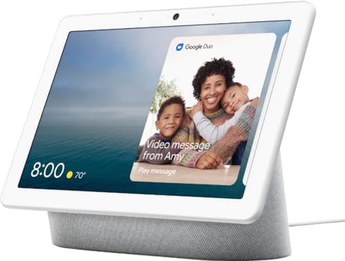 Google Nest Hub Max 10-inch Smart Display Chalk