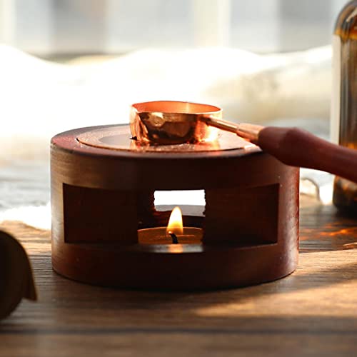 XLKJ Wachssiegelwärmer Wax Seal Warmer Wachserwärmer mit Schmelzlöffel Siegelwärmer für Hochzeit Party Einladung Siegel Stempel