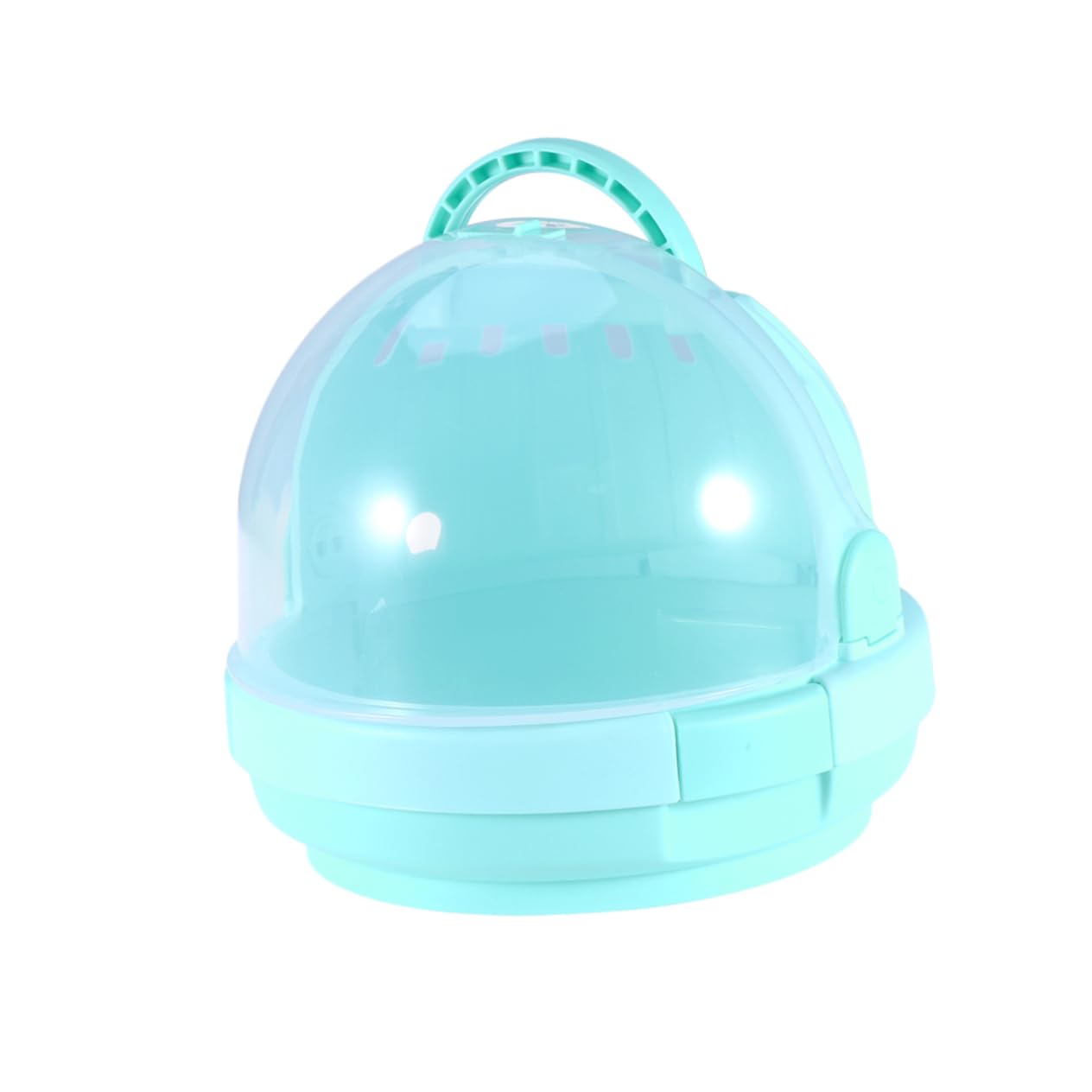 HEMOTON Pet Supplies Guinea Pig Travel Carrier Portable Plastic Ventilated Locking for Safety for Hamsters