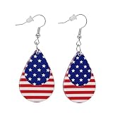 ORORIN 4th of July Outfits for Women,USA American Flag Patriotic Earrings,Fourth of July Red White Blue Jewelry Accessories Decorations to Match Outfits Shirts Dresses,america 250 merchandise