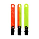 UAERSCH 24pcs Trail Markers for Hunting with Clips Tree Trail Markers High Visibility Hunting Reflector Tacks Waterproof PVC Trail