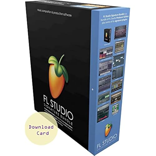 Image Line FL Studio 20 Signature Bundle - DAW Software Every Music Producer Loves - Download Card