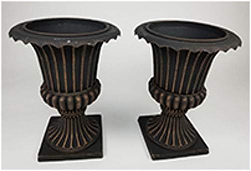 Exaco Trading Company FM-UrnC Imperial Set of 2, Antique Copper Outdoor-urns