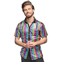 Boland - Camisa Disco de colores, Camisa Disco Diamond, camisa