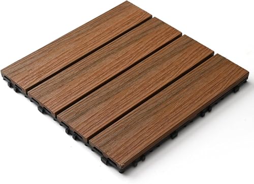Carreaux à emboîtement imperméables pour rénover un vieux sol de balcon