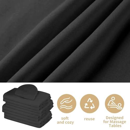 Drap table de massage lot complet anti-taches pour housse de soin - 3